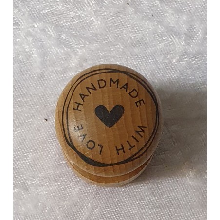 Holz Stempel Handmade with Love