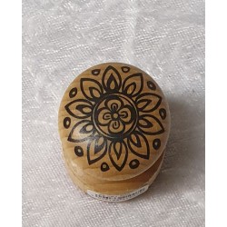 Holz Stempel Blume