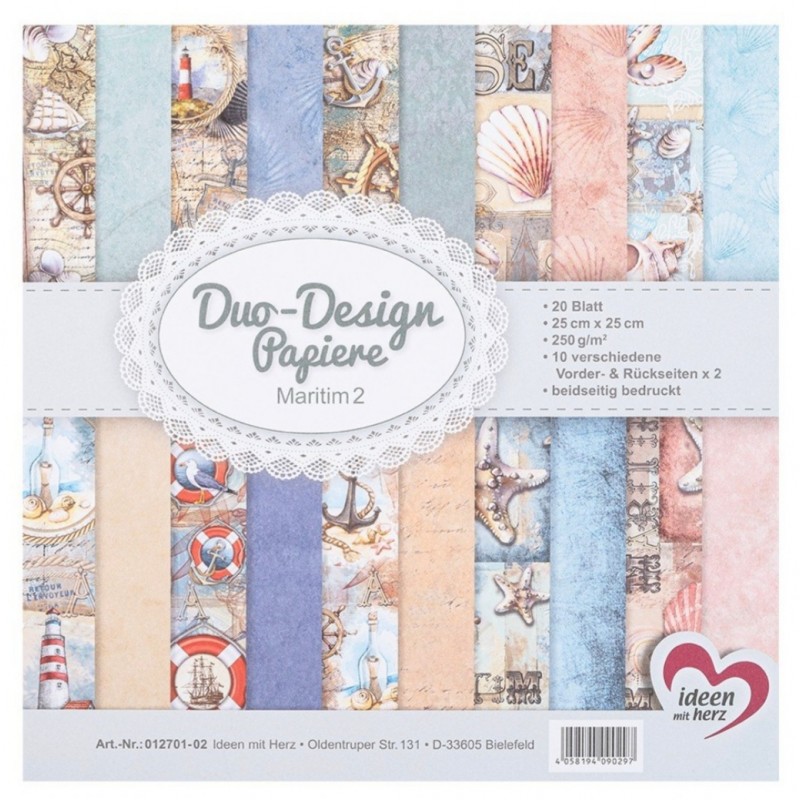 Duo Design Papier Maritim 2