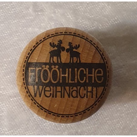 Holz Stempel Fröhliche Weihnacht