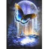 3D Diamant Pixel Bild Schmetterling