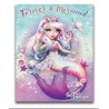 3D Diamant Pixel Bild Meerjungfrau