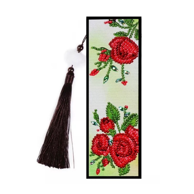 3D Diamant Pixel Lesezeichen Blumen