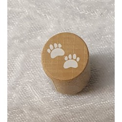 Holz Stempel Pfoten