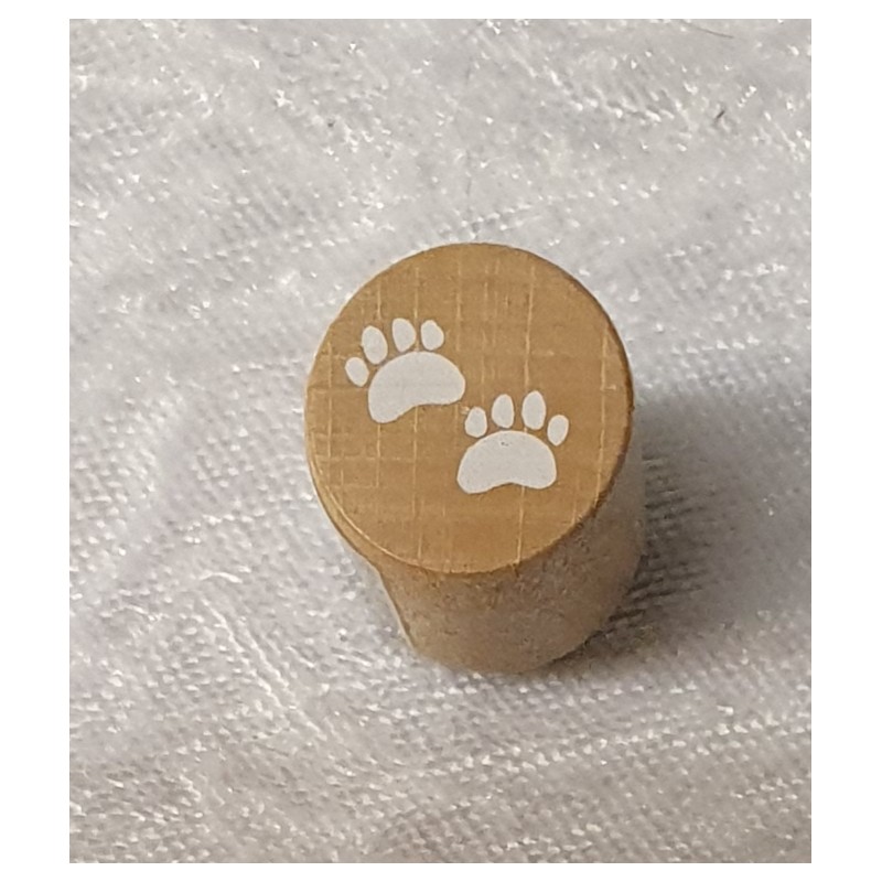 Holz Stempel Pfoten