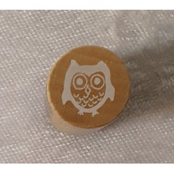 Holz Stempel Eule