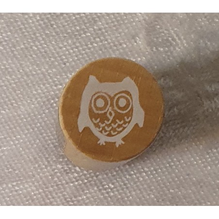 Holz Stempel Eule