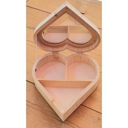 Holz Schatulle Herz