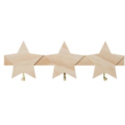 Holz Garderobe Sterne