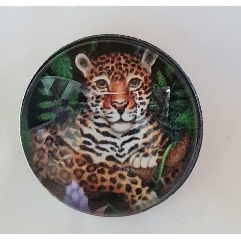 Druckknopf Leopard