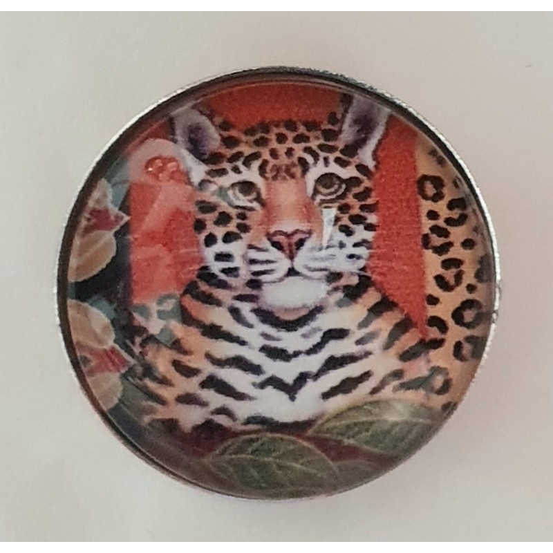 Druckknopf Leopard