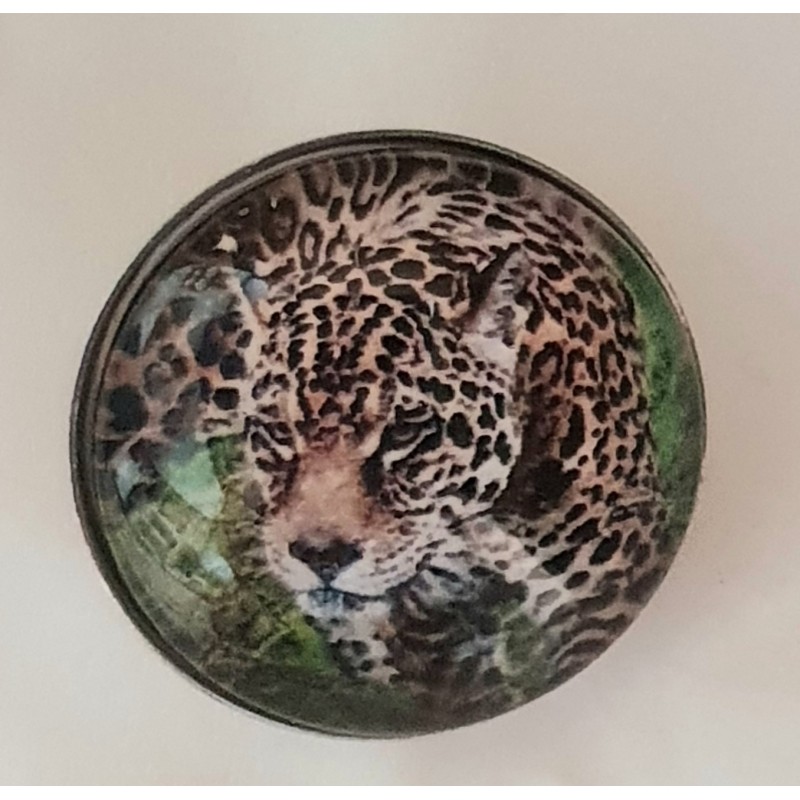 Druckknopf Leopard