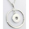 Kette für Wechselschmuck silberfarbig