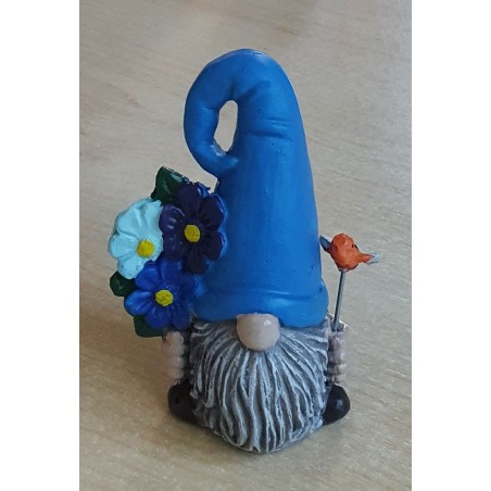 Wichtel Polyresin blau