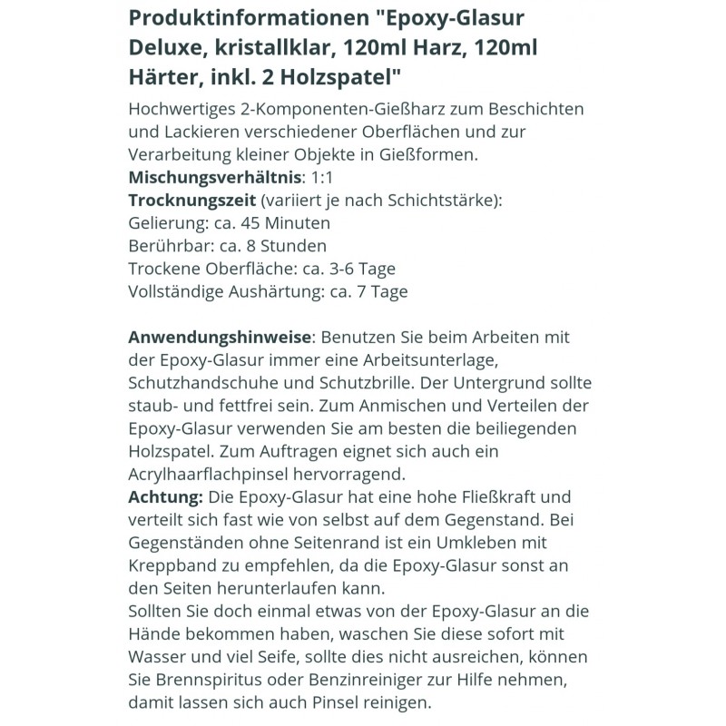 Epoxy Glasur Deluxe