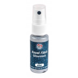 Royal Flash Glitzerstaub silber