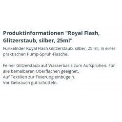 Royal Flash Glitzerstaub silber