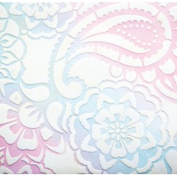 Relief Papierpaste altweiss