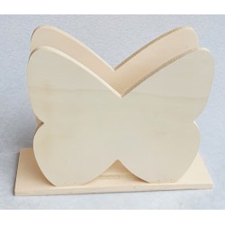 Holz Serviettenhalter Schmetterling