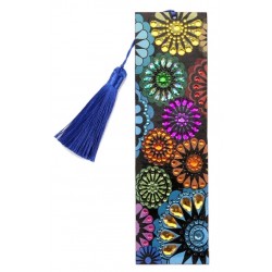 3D Diamant Pixel Lesezeichen Blumen