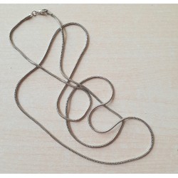 Schlangenkette silberfarbig