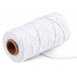 Jute Faden weiss