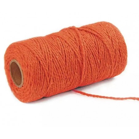 Jute Faden orange