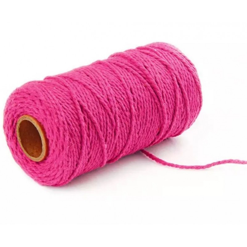 Jute Faden pink