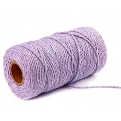 Jute Faden flieder