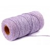 Jute Faden flieder