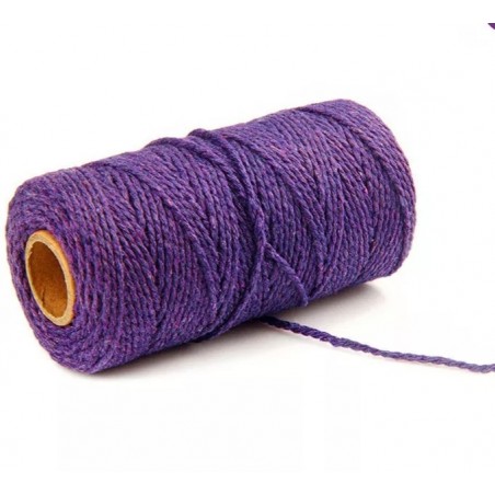 Jute Faden violette