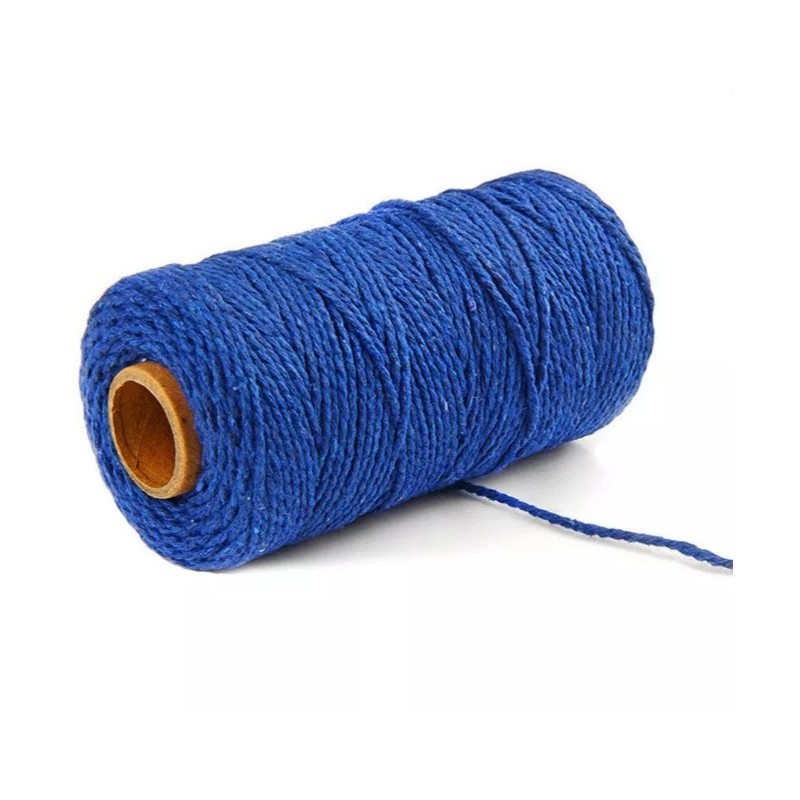 Jute Faden royalblau