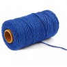 Jute Faden royalblau