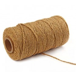 Jute Faden cognac