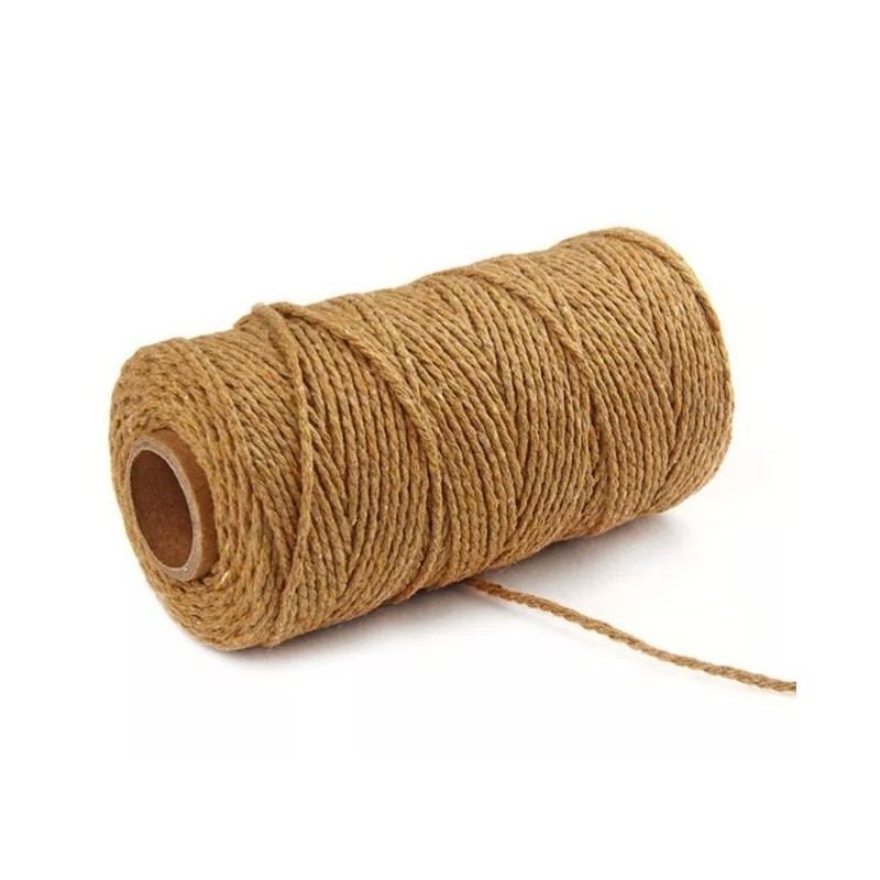 Jute Faden cognac