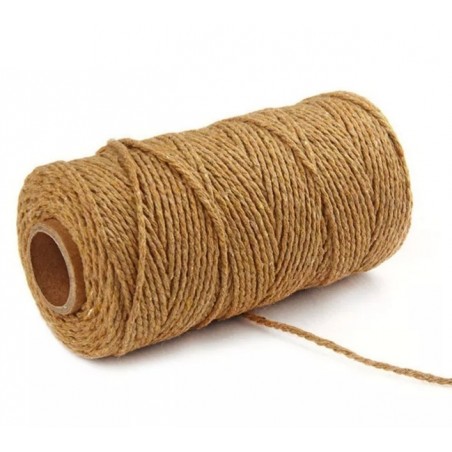 Jute Faden cognac