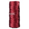 Jute Faden rot/glitzer