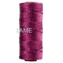 Jute Faden pink/glitzer