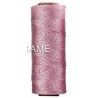 Jute Faden rosa/glitzer