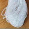 Netzschlauch weiss/silber