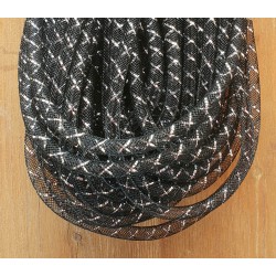 Netzschlauch schwarz/silber