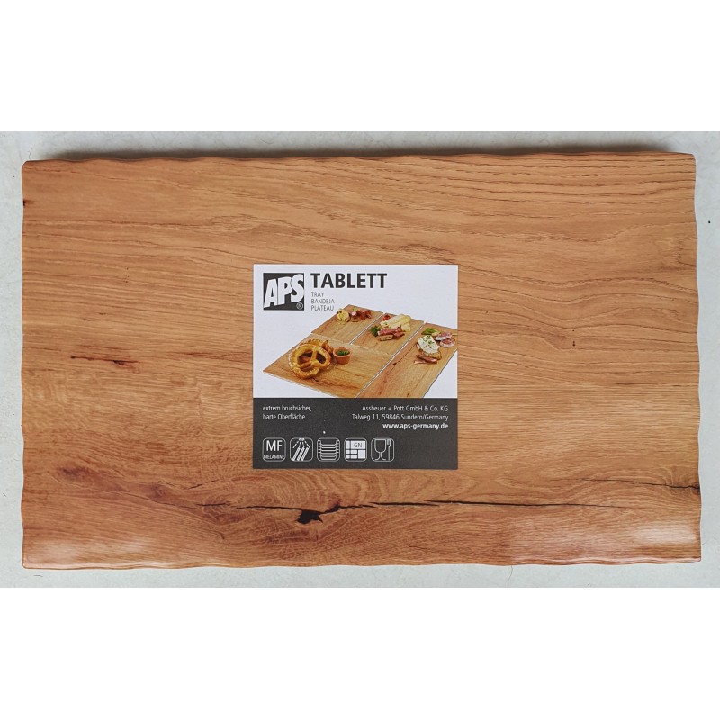 Tablett in Holzoptik