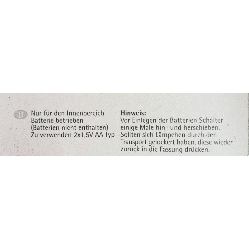 Mini Lichtergirlande (innen)