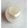 Grossloch Kunststoff Perle weiss