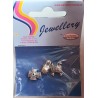 Grossloch Metall Perlen Set Totenkopf