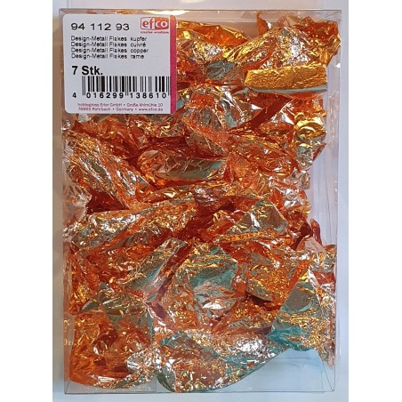 Design Metall Flakes kupfer