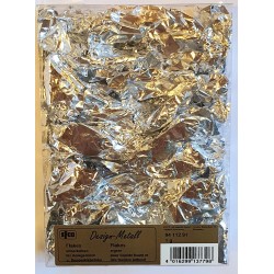 Design Metall Flakes silber