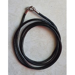 Leder Kette schwarz