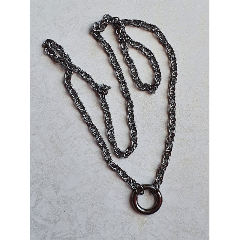 Metall Kette für Wechselanhänger grau