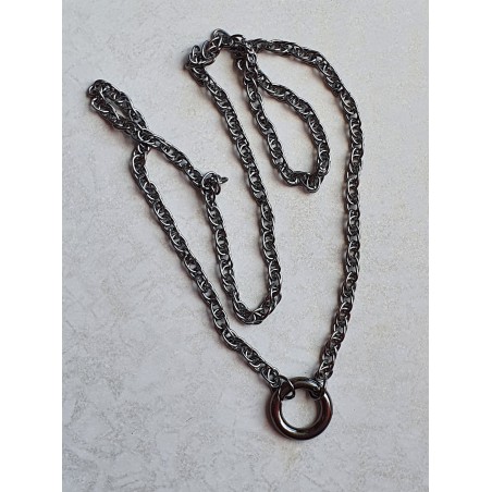 Metall Kette für Wechselanhänger grau